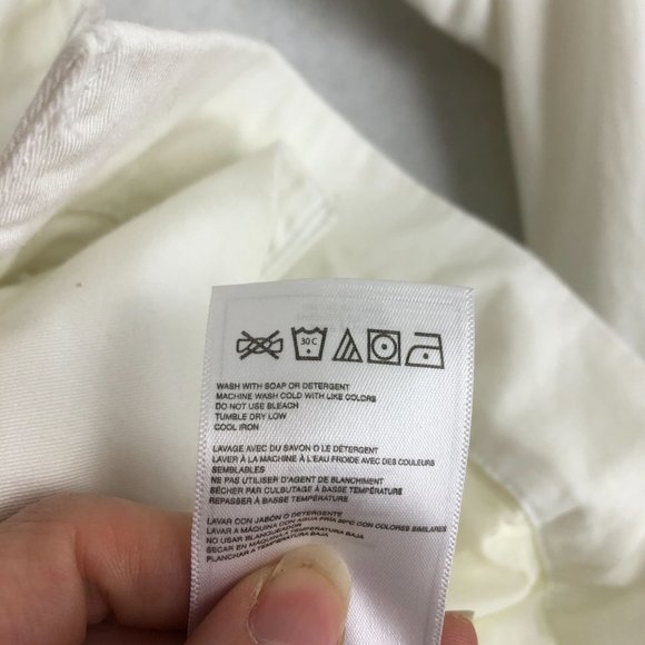 Roxy Women's Size Medium White Asymmetrical Zip Notch Lapel Long Sleeve Jacket - Picture 9 of 10